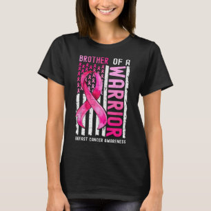 Camiseta Irmão De Um Cancer De Mama Guerreiro, U.A Flag Awa