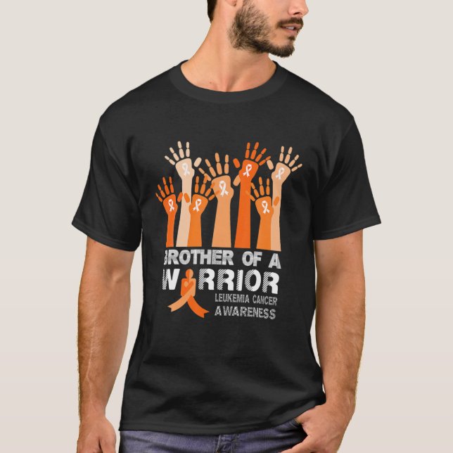 Camiseta Irmão De Um Guerreiro Da Consciência Do Cancer Pul (Frente)