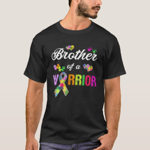Camiseta Irmão De Um Guerreiro Fita De Apoio à Conscientiza
