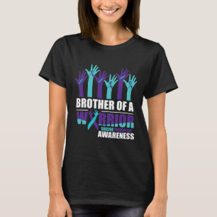 Camiseta Irmão de um Guerreiro Suicida Sensibilização Para