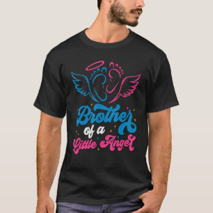 Camiseta Irmão De Uma Pequena Gravidez Anjo E Perda De Cria