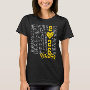 Camiseta Irmão de Volei Sênior Formatura Cl De 2026 Se
