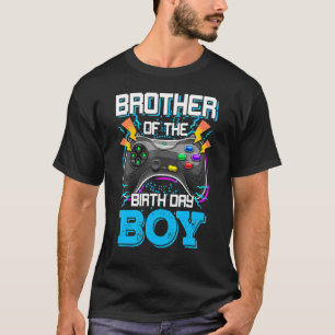 Camiseta Irmão Do Aniversário Feliz Vídeo De Aniversário G