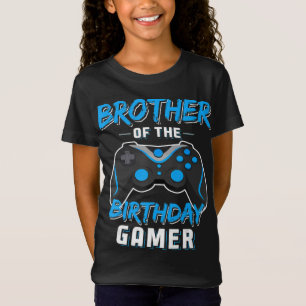 Camiseta Irmão Do Aniversário Gamer Aniversário Gaming