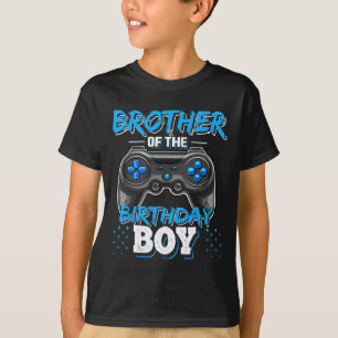 Camiseta Irmão Do Aniversário Jogo De Vídeo Correspondente