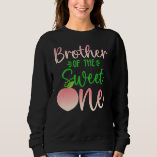 Camiseta Irmão Do Aniversário Um Pêssego 1rua Fruta De Verã
