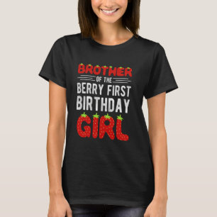 Camiseta IRMÃO DO BERRY First Birthday GIRL First Bir