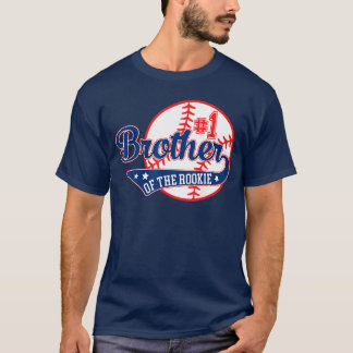 Camiseta Irmão do Calouro 1º Aniversário Baseballheme Match
