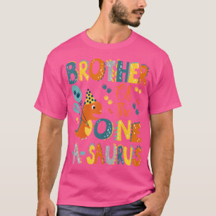 Camiseta Irmão Do Dinossauro primeiro aniversario Um-A-Suru