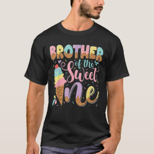 Camiseta Irmão Do Doce primeiro aniversario De Um Sorvete P