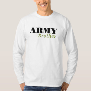 Camiseta Irmão do exército (cursive)