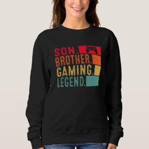 Camiseta Irmão do Filho Lenda dos Jogos Vídeo Gamer Para Me