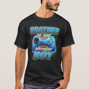 Camiseta Irmão Do Garoto De Aniversário Que Corresponde Ao 