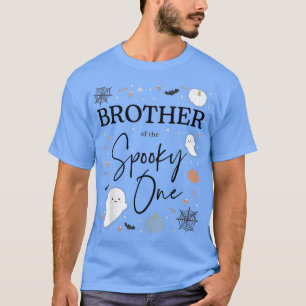 Camiseta Irmão do Garoto do Primeiro Aniversário da Spooky 