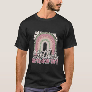 Camiseta Irmão Do Leopardo Arco-Íris De Aniversário
