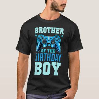 Camiseta Irmão Do Menino Do Aniversário Correspondente Vide