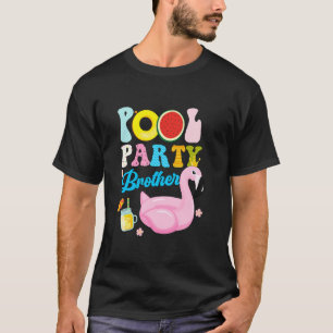 Camiseta Irmão Do Menino Do Aniversário Diversão De Verão N