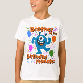 Camiseta Irmão do Monstro de Aniversário