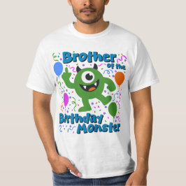 Camiseta Irmão do Monstro de Aniversário