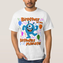 Camiseta Irmão do Monstro de Aniversário