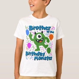 Camiseta Irmão do Monstro de Aniversário