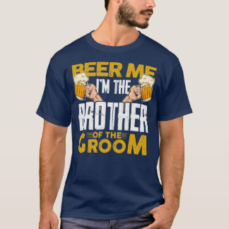 Camiseta Irmão do noivo brindando
