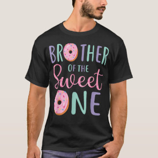 Camiseta Irmão Do Primeiro Aniversário Do Doce Um Conjunto