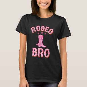 Camiseta Irmão do Rodeio 1º Primeiro Aniversário Cowgirl Ro