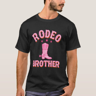 Camiseta Irmão do Rodeio 1º Primeiro Aniversário Cowgirl We