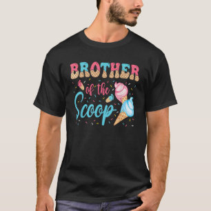 Camiseta Irmão Do Sexo Do Sorvete De Scoop Reveal Baby