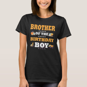 Camiseta Irmão do Trabalhador de Construção de Menino de An