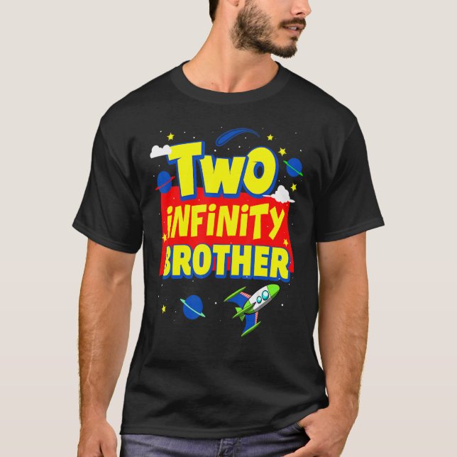 Camiseta Irmão Dois Infinito E Além Da Decoração De Anivers (Frente)