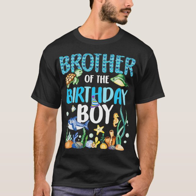 Camiseta Irmão Dos Bichos-De-Aniversário (Frente)