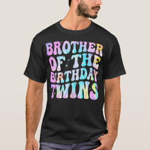 Camiseta Irmão Dos Gêmeos De Aniversário Família Combinando