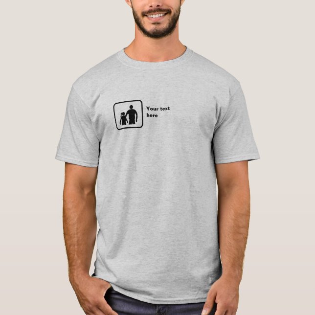 Camiseta Irmão e Irmã (Logotipo Pequeno) — Personalizável (Frente)