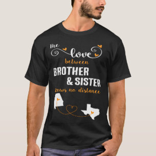 Camiseta Irmão e Irmã Mostram Amor Em Todo o Mundo