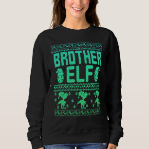 Camiseta Irmão Elf Christmas Family Ugly Xmas Natal 2