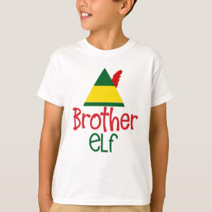 Camiseta Irmão Elfo Bebê Crianças Natal Férias Família Dive