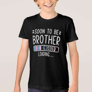 Camiseta Irmão em Breve 2026 Gravidez em Andamento
