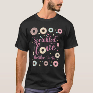 Camiseta Irmão Empurrado Com Família De Rosquinhas De Chá d