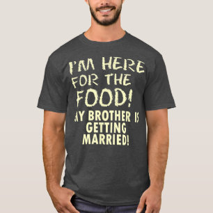 Camiseta Irmão Engraçado Da festa de casamento Da Noite
