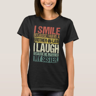 Camiseta Irmão Engraçado em Direito e Humor Familiar dos Ir