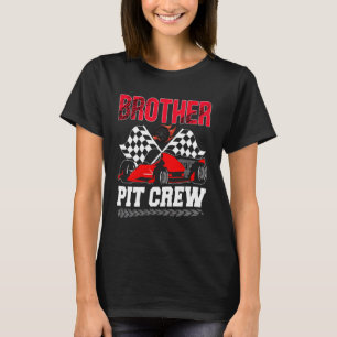 Camiseta Irmão Equipe de Pitão Corrida Família Carro de Cor