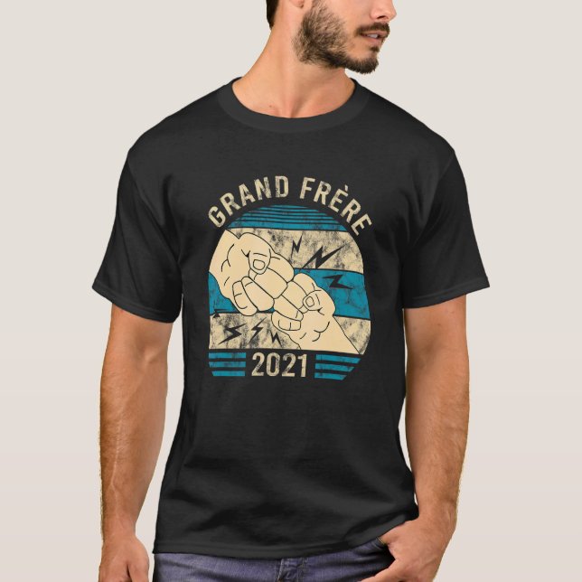 Camiseta Irmão excelente Para Crianças Anúncio De Pregna (Frente)