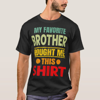 Camiseta Irmão Família Irmã Meu Irmão Favorito Comprou