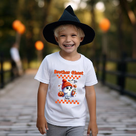 Camiseta Irmão Ghost Personalizado Nome Presente para Menin