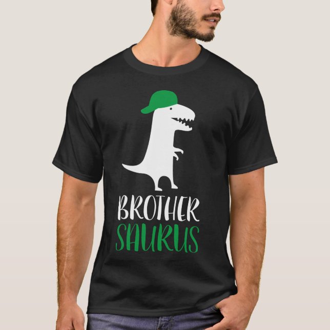 Camiseta Irmão Gift, Irmão, Dinossauro, Brothersaurus T (Frente)