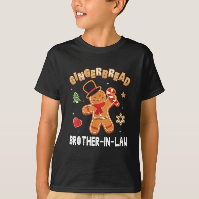 Camiseta Irmão Gingerpão Em Direito Feliz Natal (Frente)