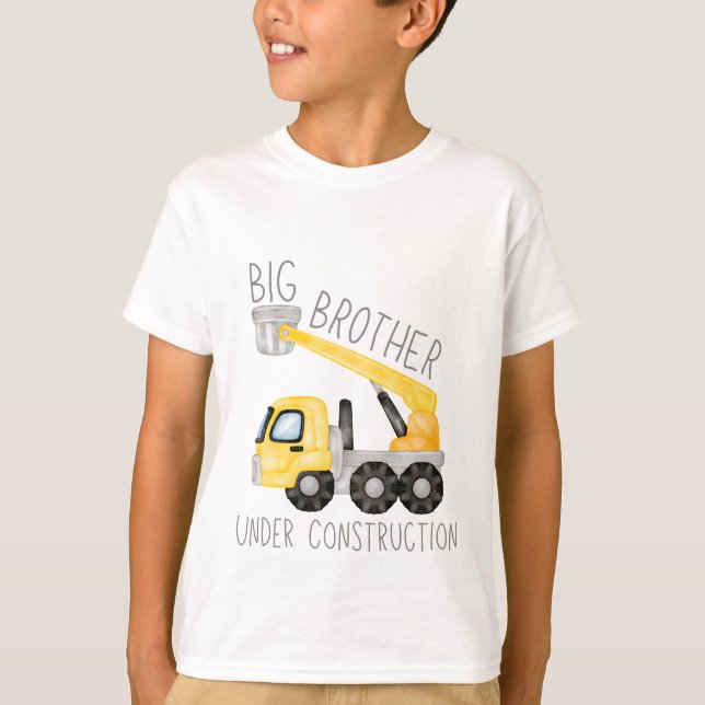 Camiseta Irmão Grande Em Construção, Irmão Digger (Frente)