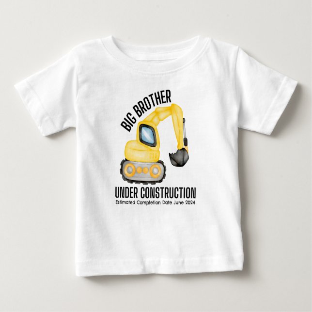 Camiseta Irmão Grande Em Construção, Irmão Digger (Frente)